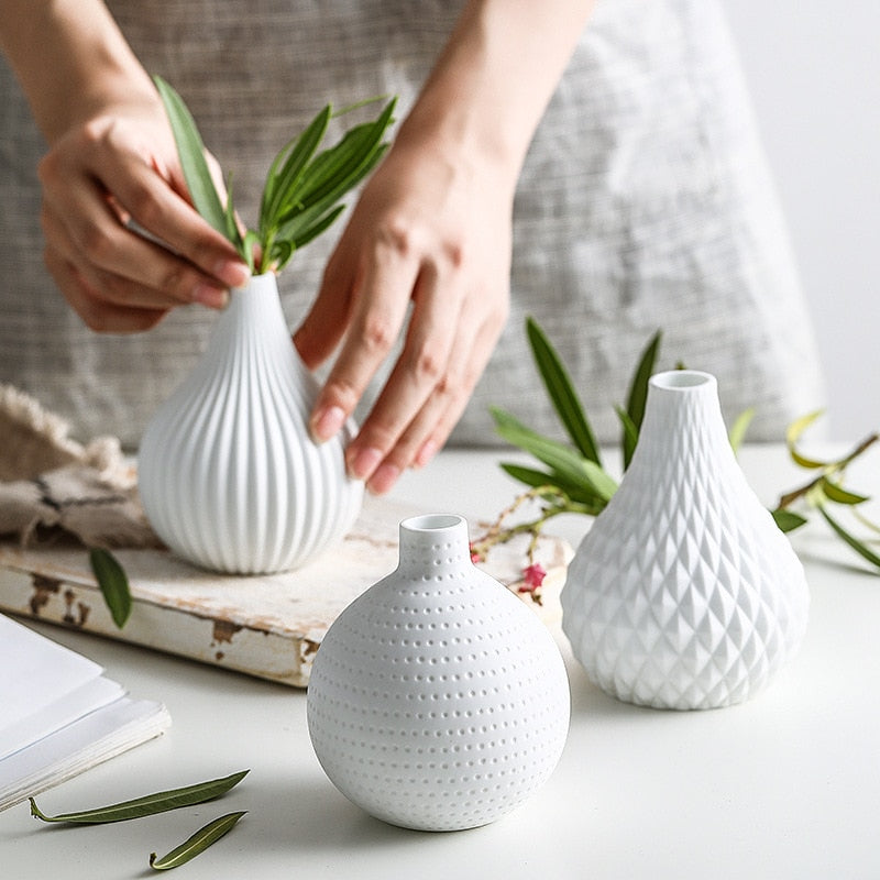Modern Minimalist Ceramic Vase Home Decoration