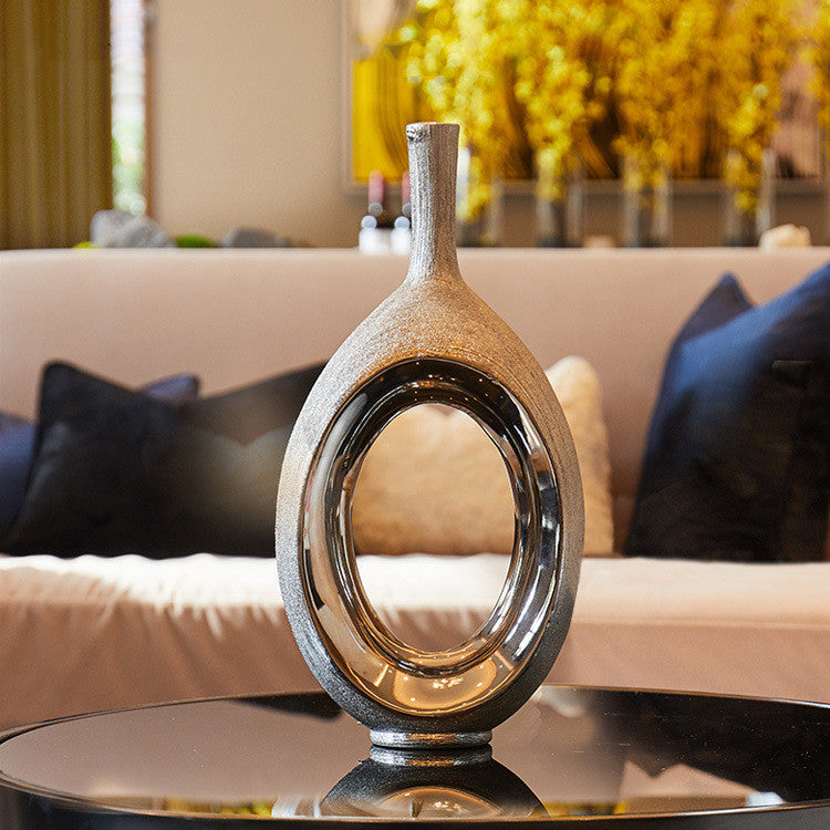 Home Simple Ceramic Vase Floral Decoration