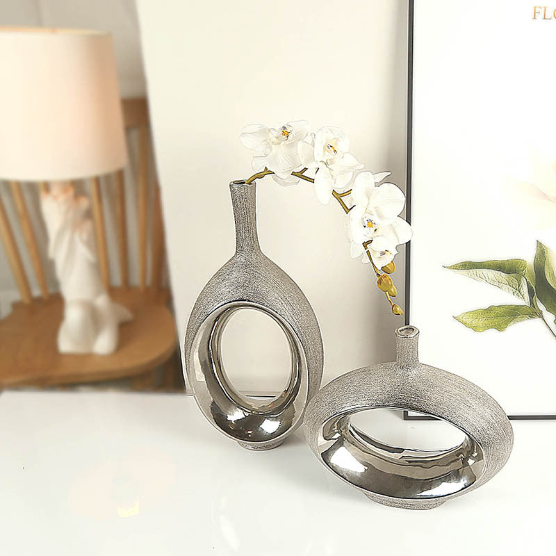 Home Simple Ceramic Vase Floral Decoration